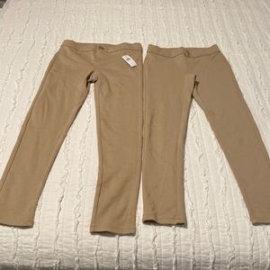 Old Navy Jeggings, girls size 8, khaki color